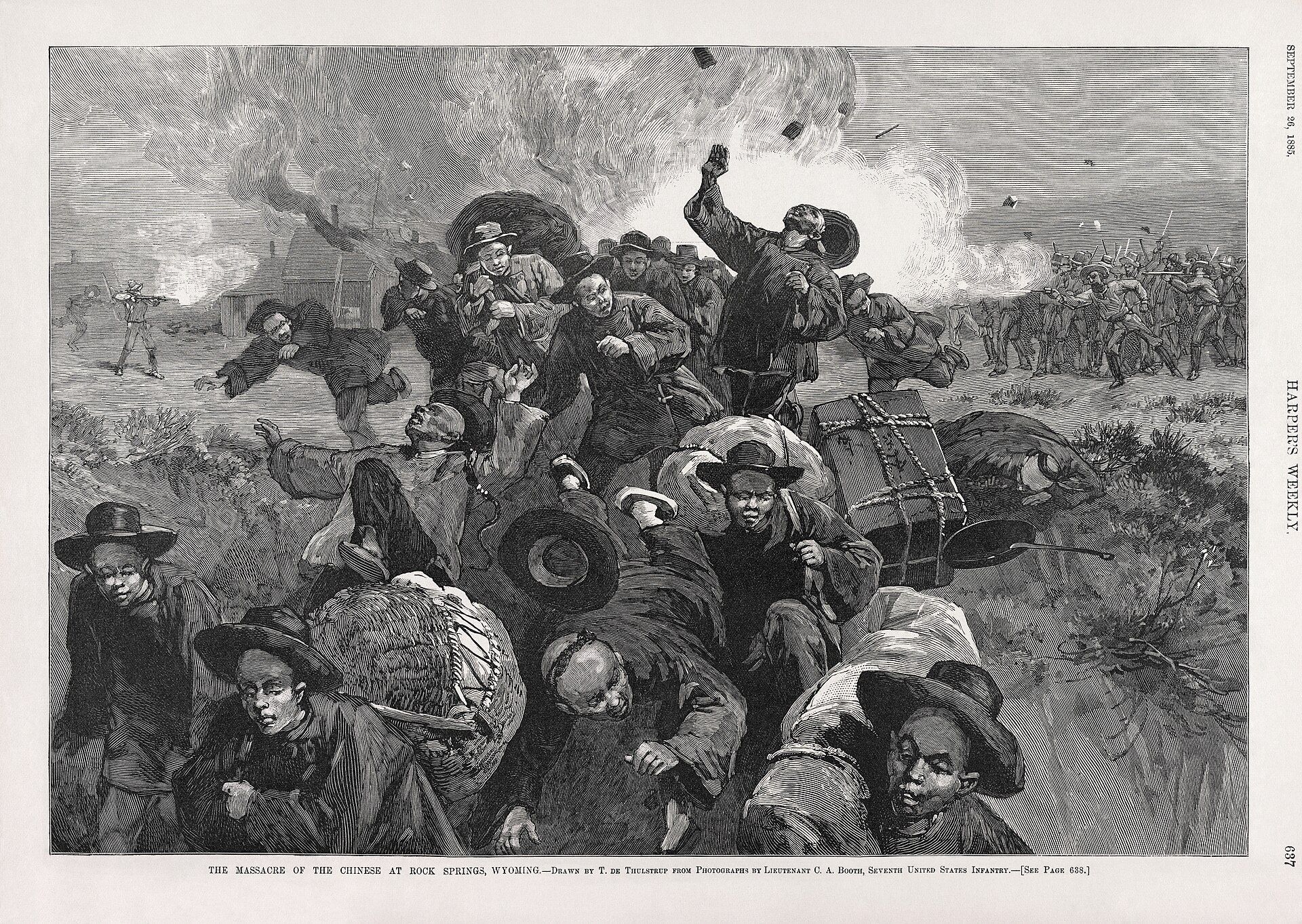 Rock Springs massacre, Rock Springs, Wyoming