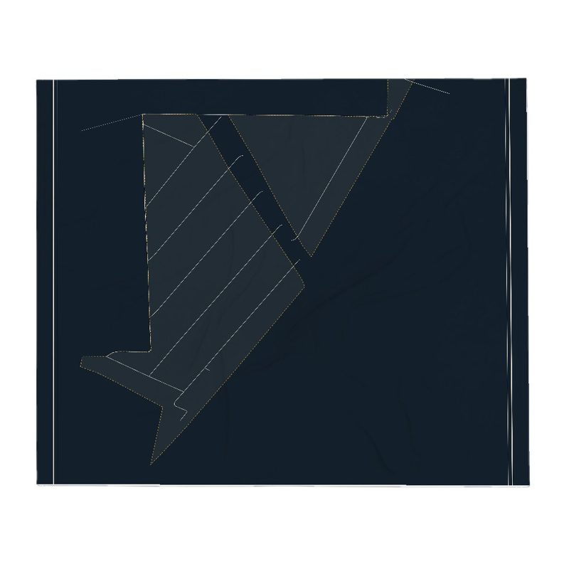 Rolling Hills Street Map Throw Blanket