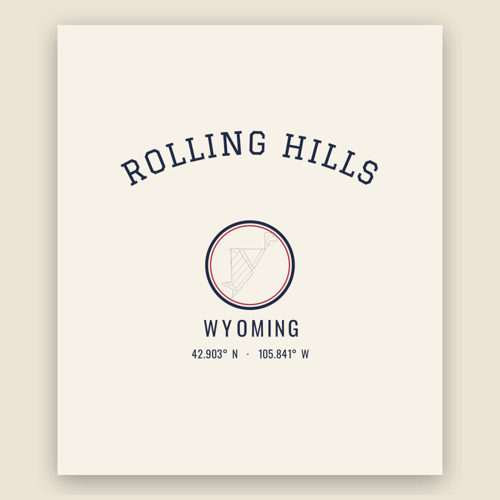 Rolling Hills Hometown Ornament