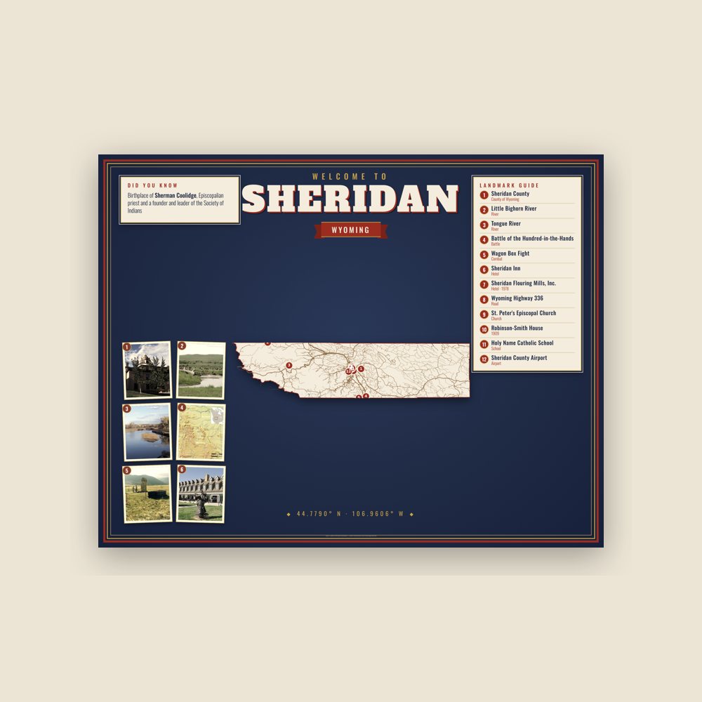 Sheridan Map Placemat