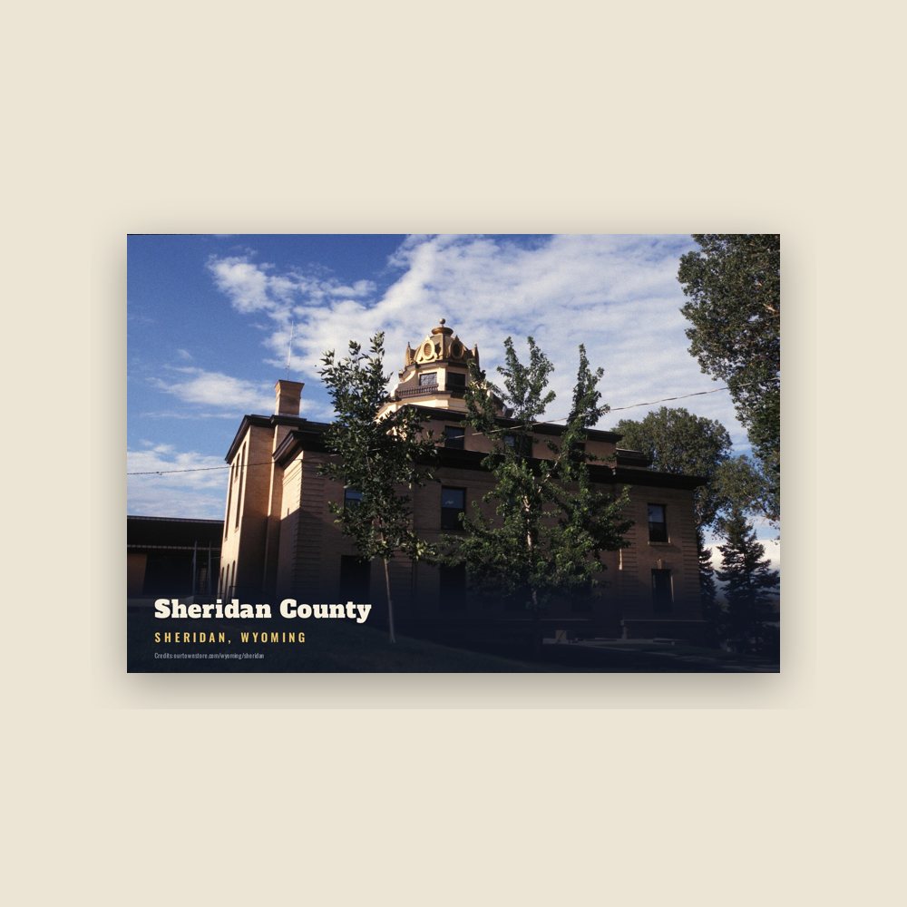 Sheridan Sheridan County Postcard
