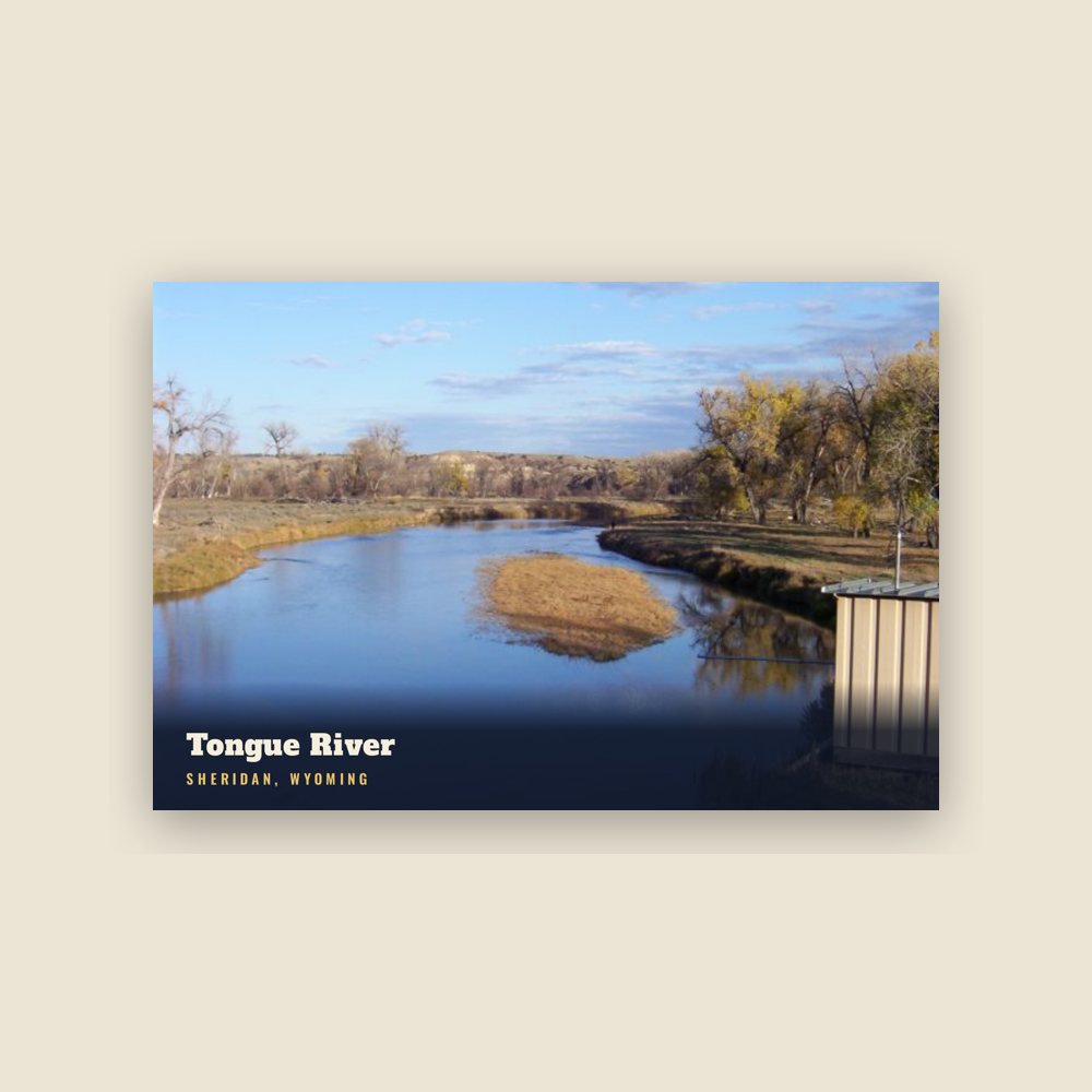 Sheridan Tongue River Postcard