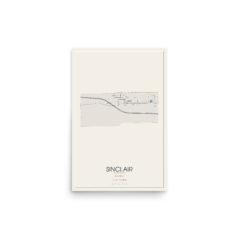 Sinclair Street Map Poster · Linen