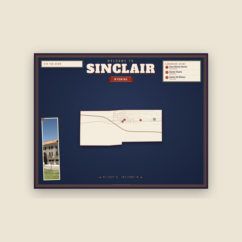 Sinclair Map Placemat