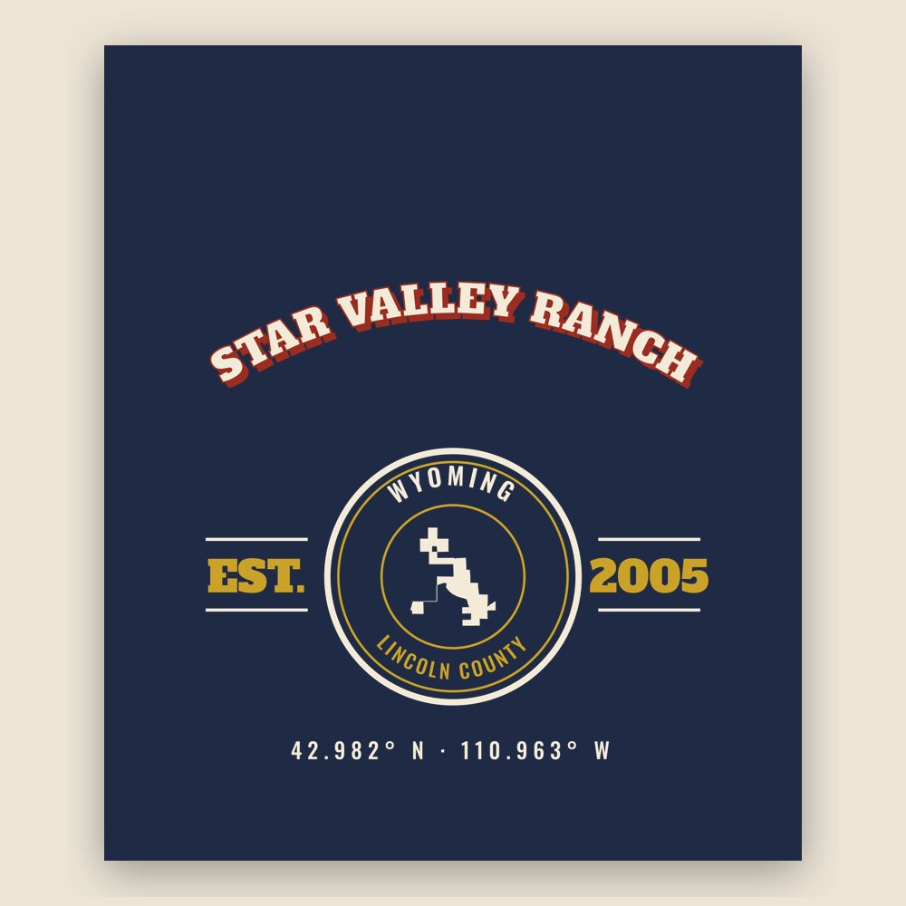 Star Valley Ranch Varsity Crewneck