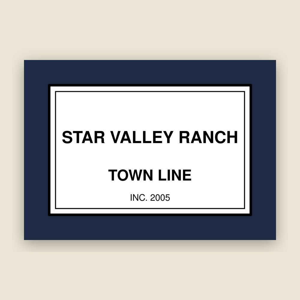 Star Valley Ranch Town Line Mug