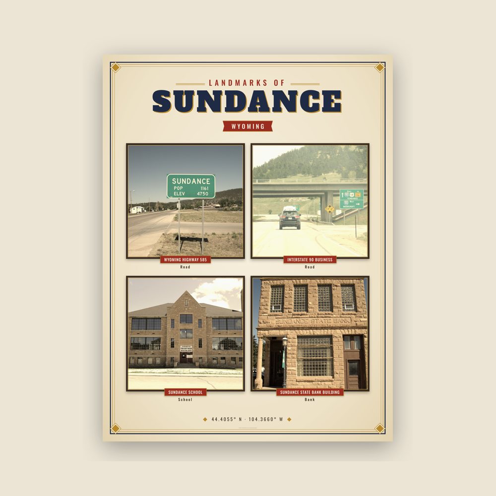 Sundance Landmarks Photo Poster