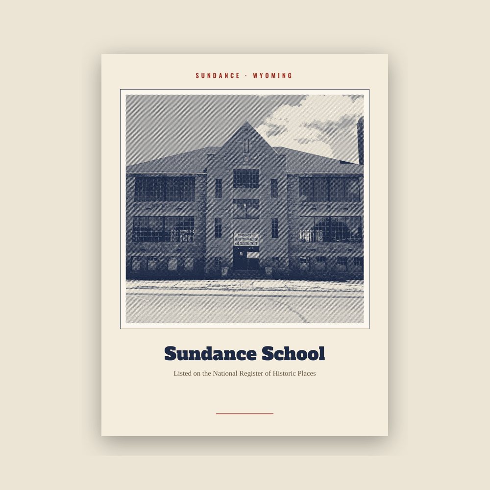 Sundance Sundance School Landmark Print