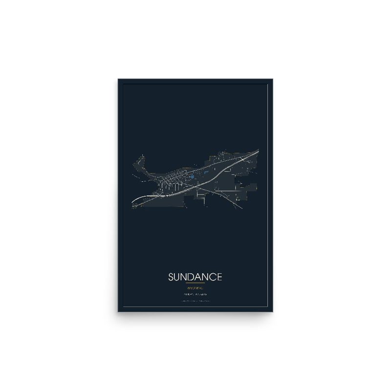 Sundance Street Map Poster · Midnight
