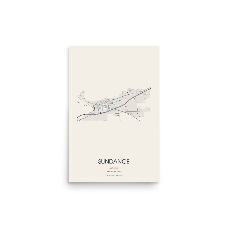 Sundance Street Map Poster · Linen