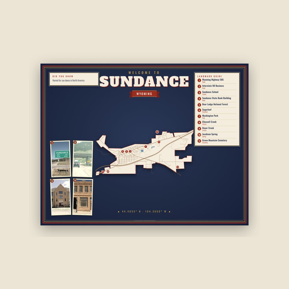 Sundance Map Placemat