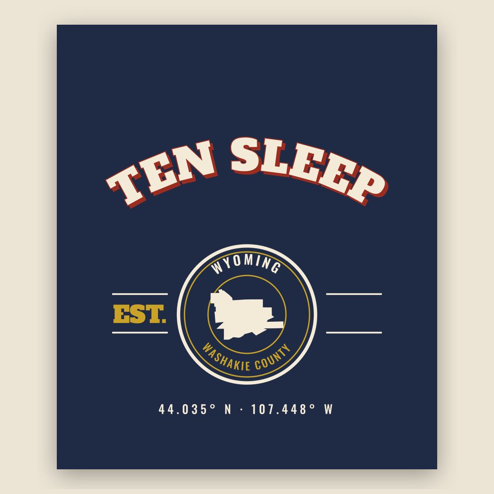 Ten Sleep Varsity Crewneck