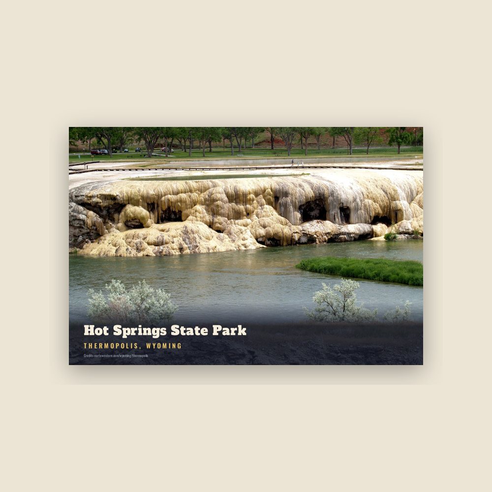 Thermopolis Hot Springs State Park Postcard