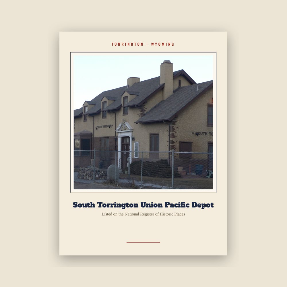 Torrington South Torrington Union Pacific Depot Landmark Print