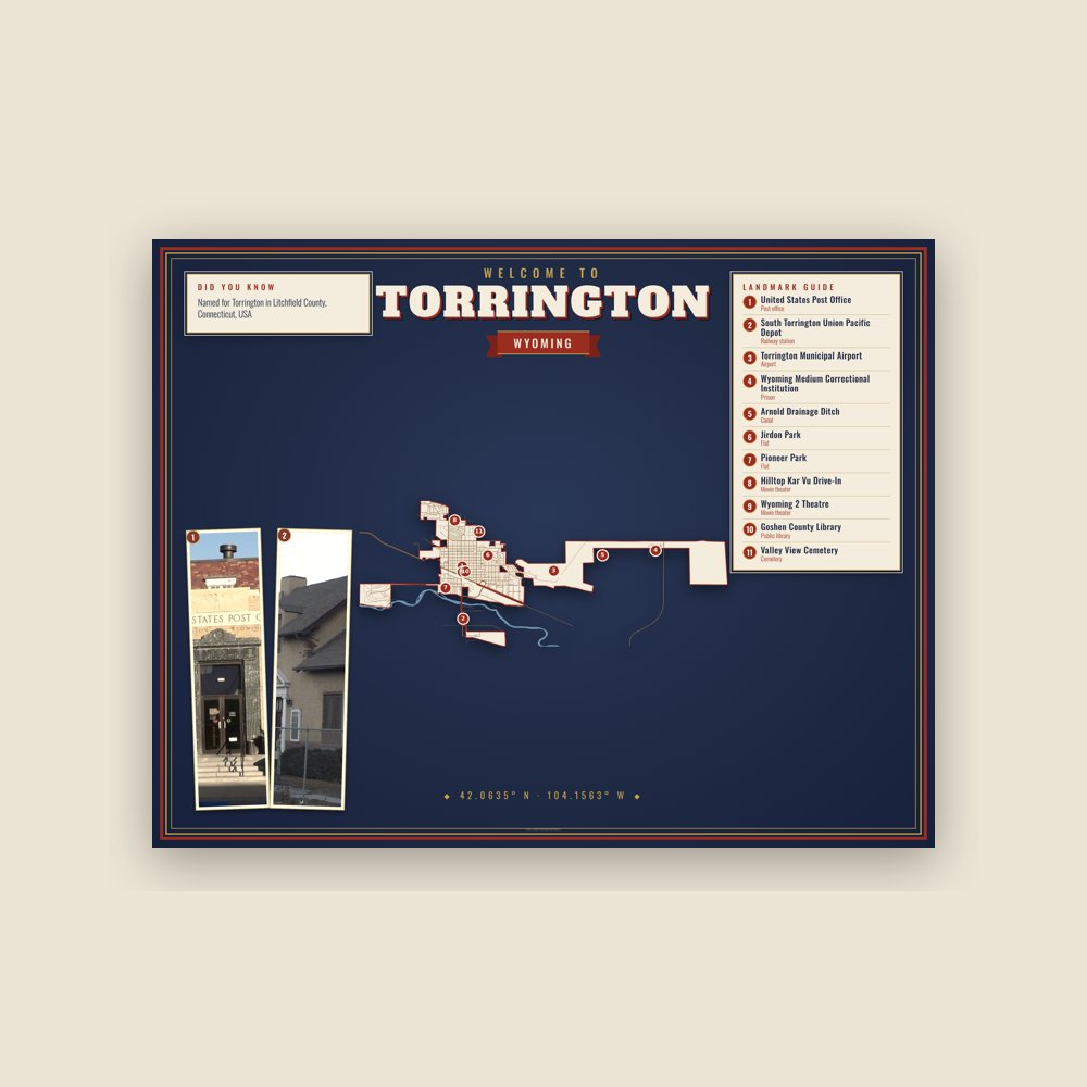 Torrington Map Placemat