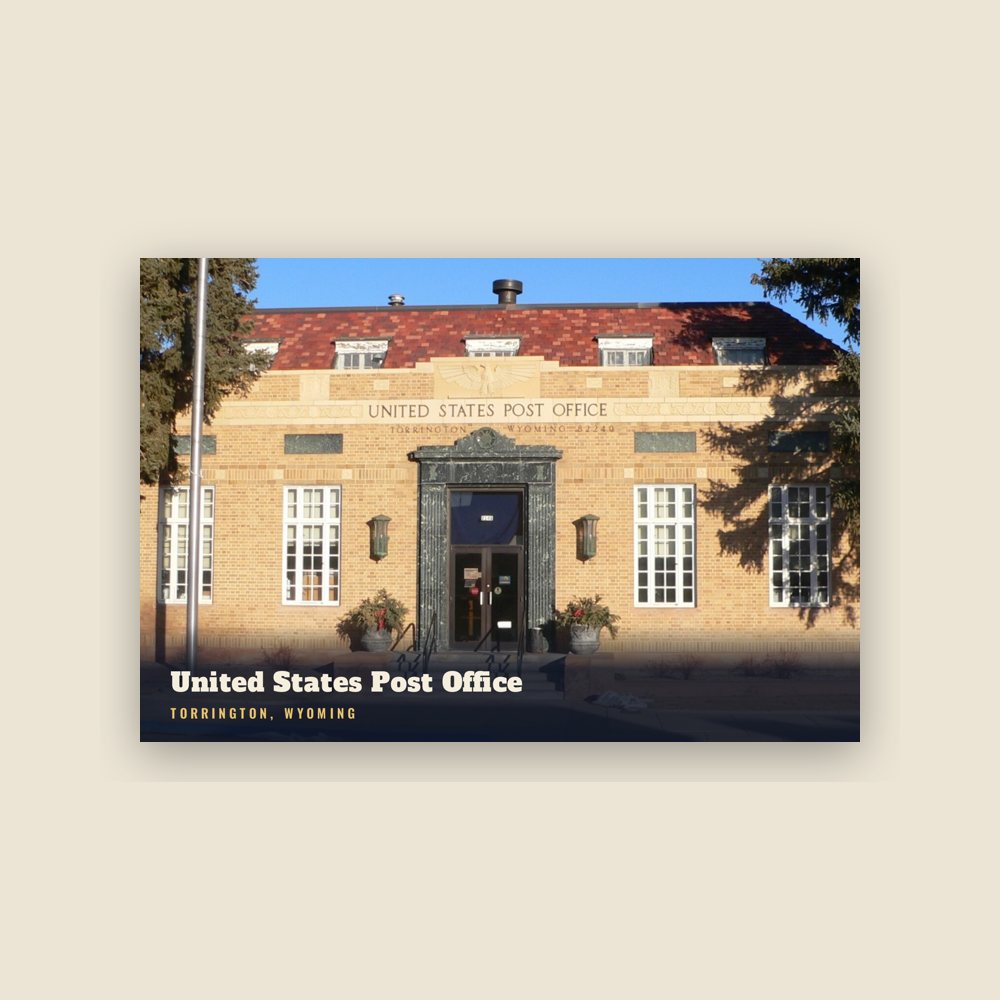 Torrington United States Post Office Postcard