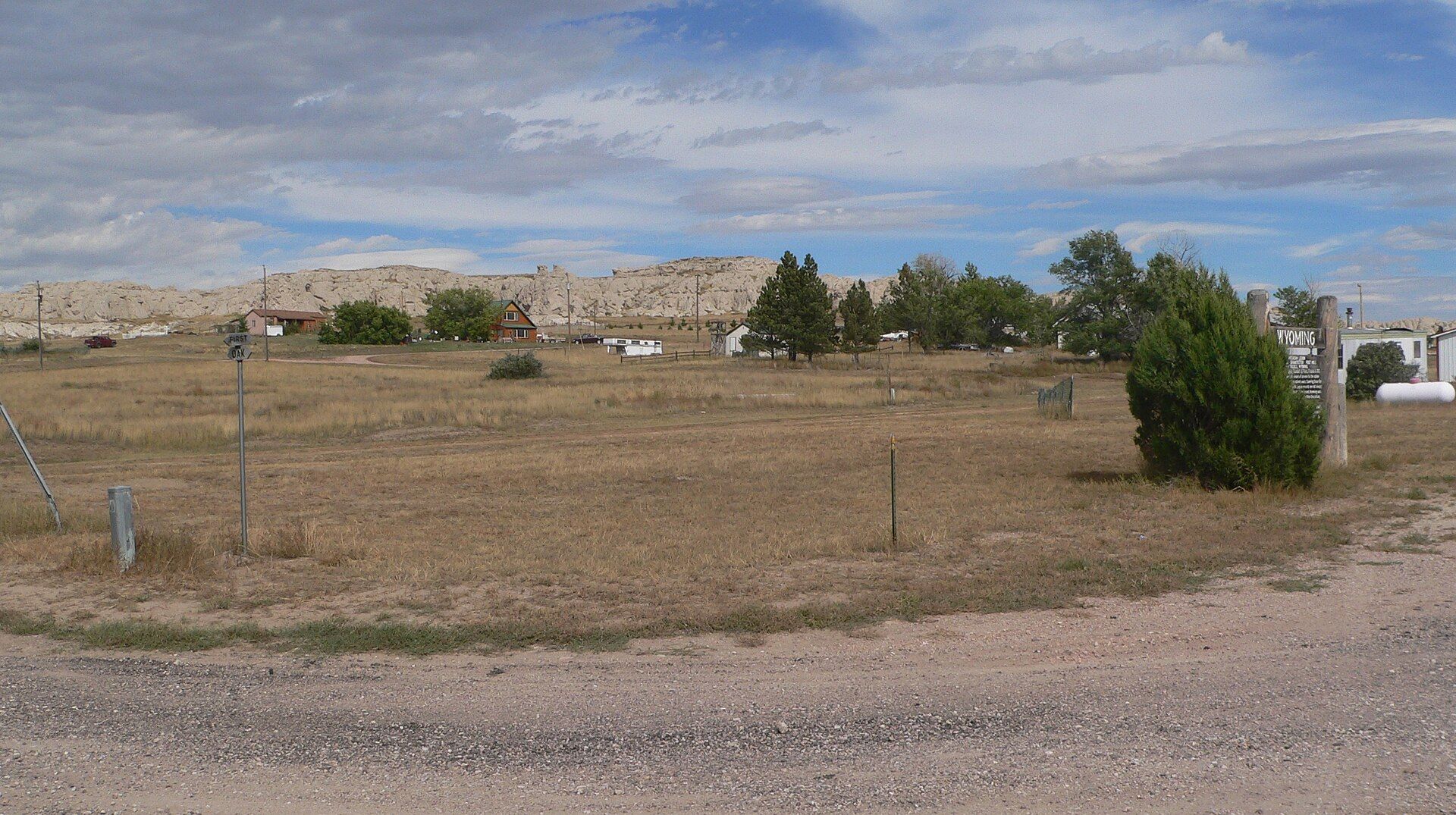 Site of Ferdinand Branstetter Post No. 1, American Legion, Van Tassell, Wyoming