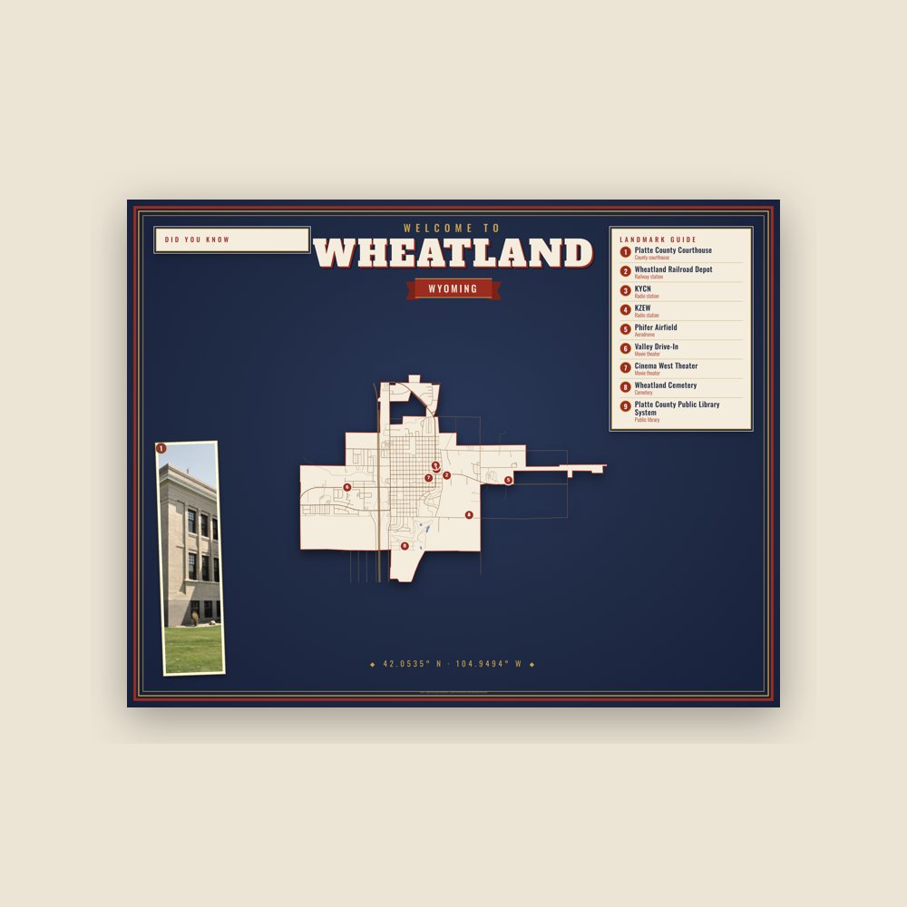Wheatland Map Placemat