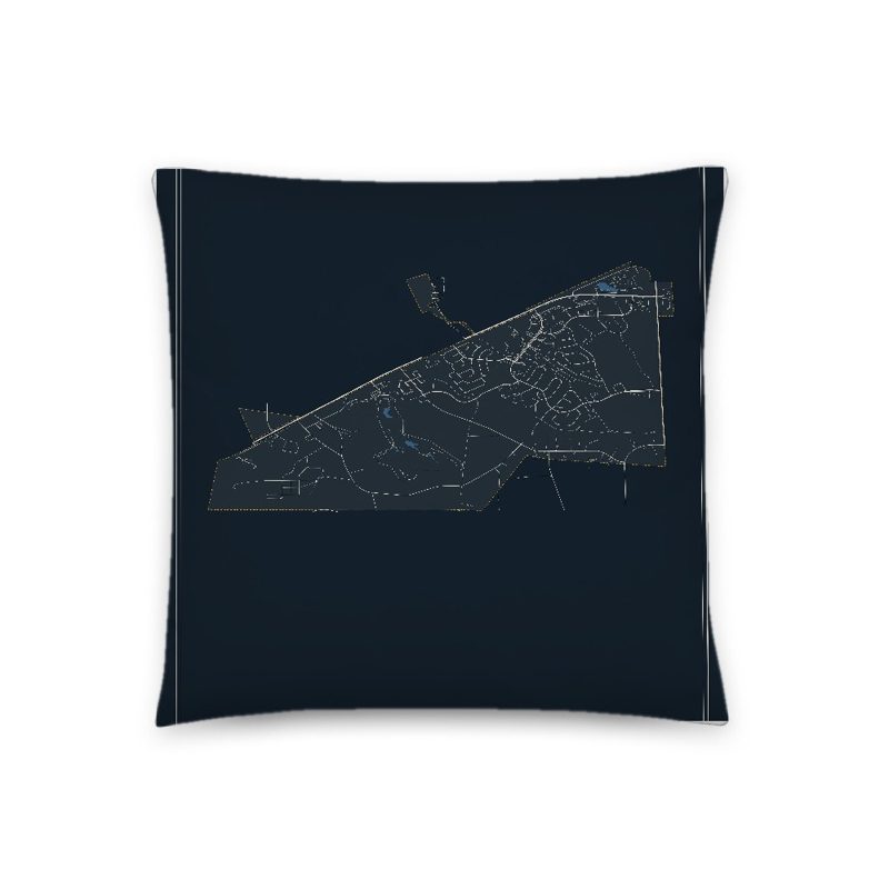 Wright Map Throw Pillow