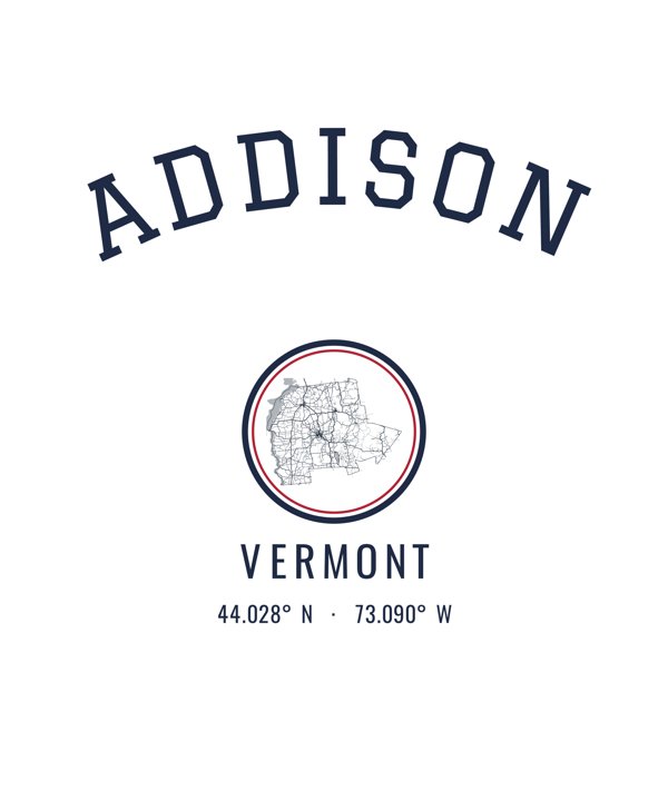 Addison Hometown Ornament artwork detail