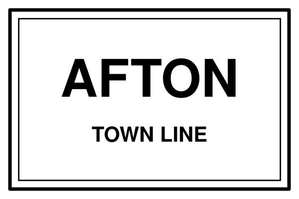 Afton Cork Coaster artwork detail
