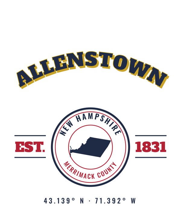 Allenstown Market Tote artwork detail