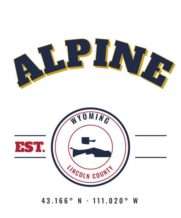 Alpine Market Tote artwork detail
