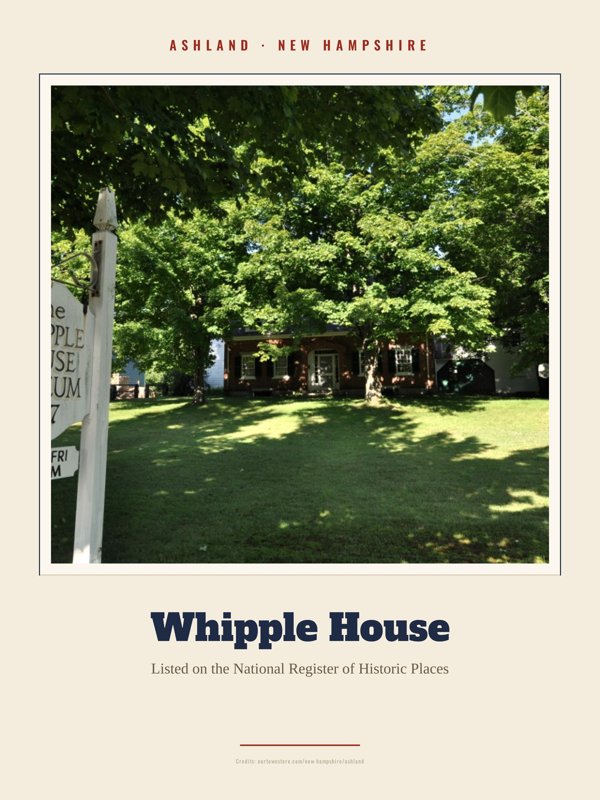 Ashland Whipple House Landmark Print artwork detail