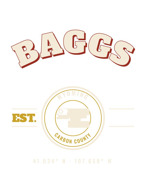 Baggs Est. Tee artwork detail