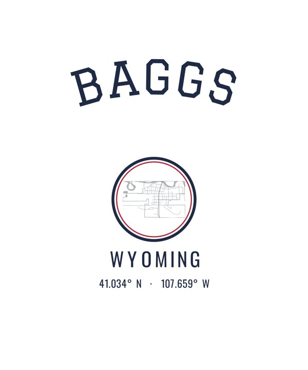 Baggs Hometown Ornament artwork detail
