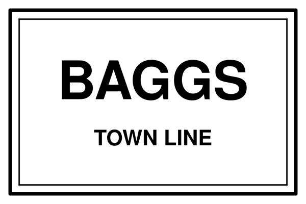 Baggs Cork Coaster artwork detail