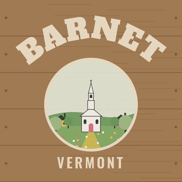 Barnet Hometown Wood Sign artwork detail