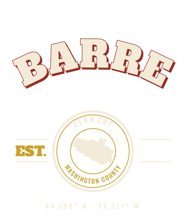 Barre Est. Tee artwork detail