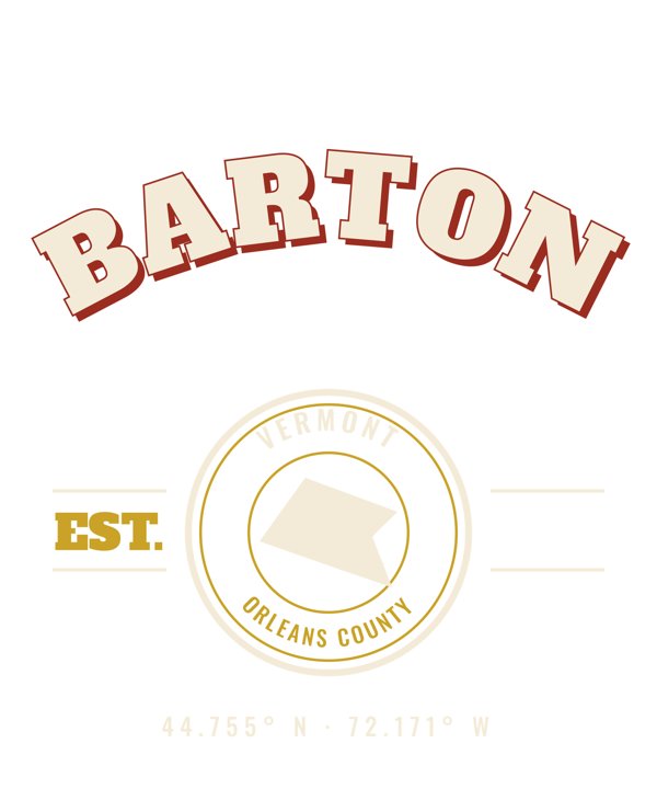 Barton Varsity Crewneck artwork detail
