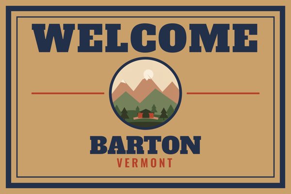 Barton Welcome Doormat artwork detail