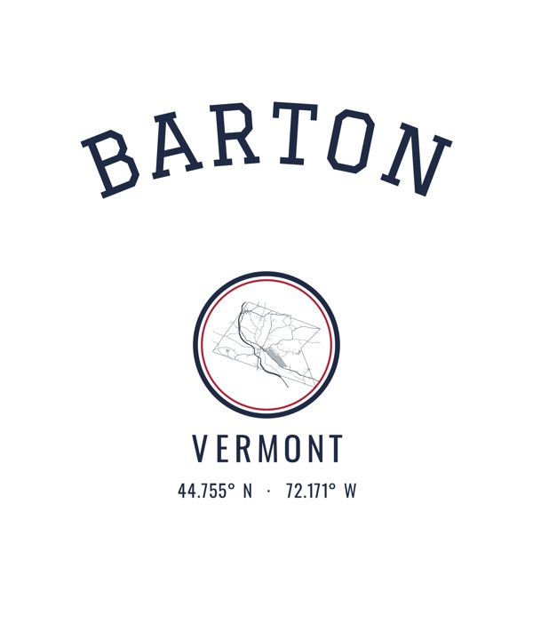 Barton Hometown Ornament artwork detail