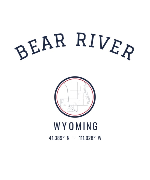 Bear River Hometown Ornament artwork detail