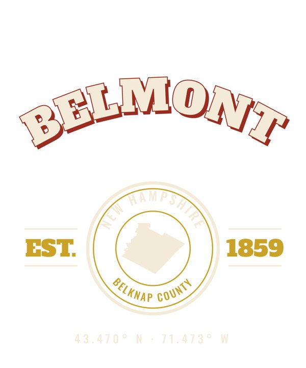 Belmont Varsity Crewneck artwork detail
