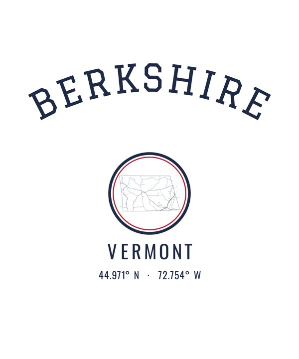 Berkshire Est. Tumbler artwork detail