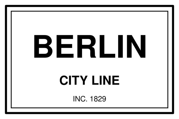 Berlin Town Line Mug artwork detail