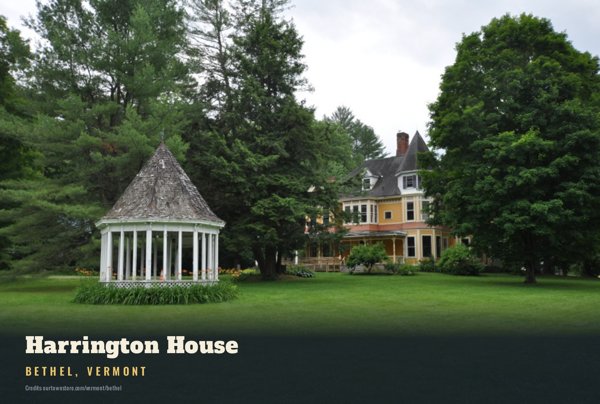 Bethel Harrington House Postcard artwork detail