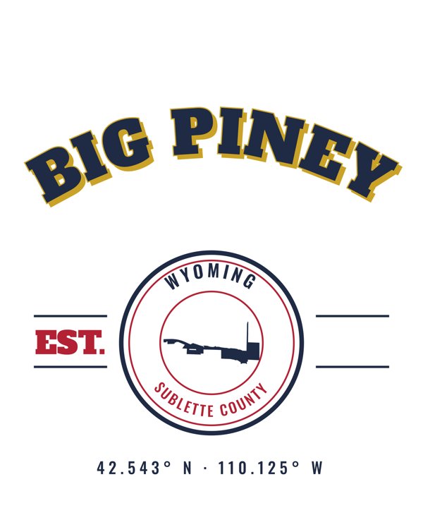 Big Piney Market Tote artwork detail
