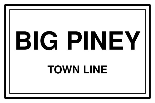 Big Piney Cork Coaster artwork detail