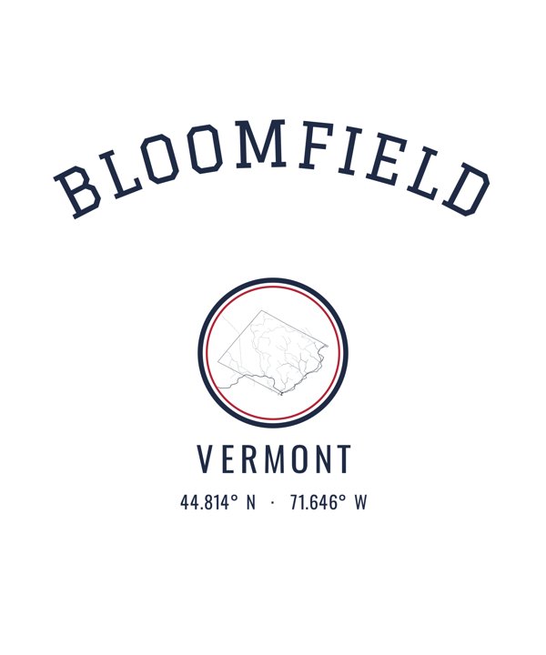Bloomfield Hometown Ornament artwork detail