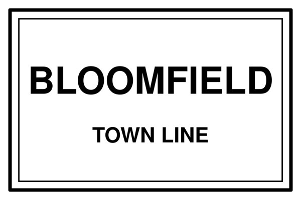Bloomfield Cork Coaster artwork detail