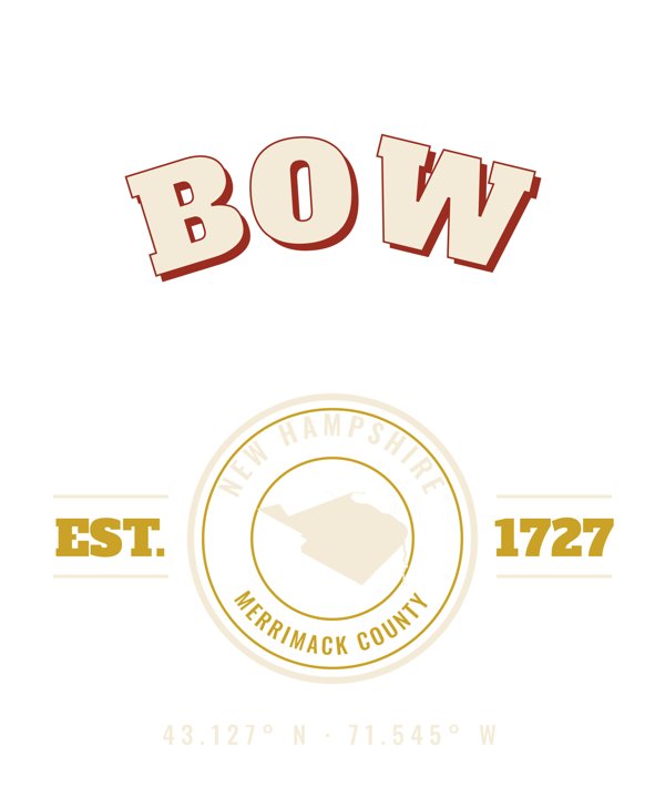 Bow Est. Tee artwork detail