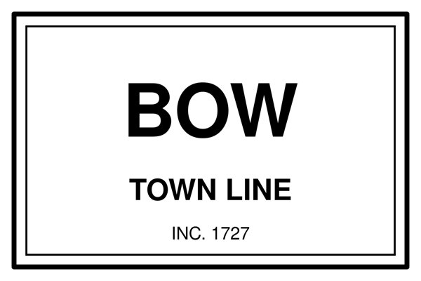 Bow Town Line Mug artwork detail