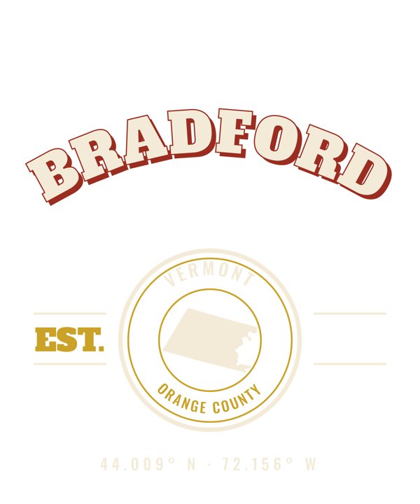 Bradford Est. Tee artwork detail