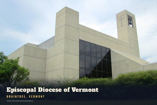 Braintree Episcopal Diocese of Vermont Postcard artwork detail