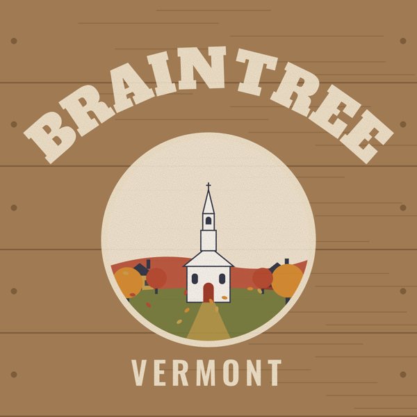 Braintree Hometown Wood Sign artwork detail